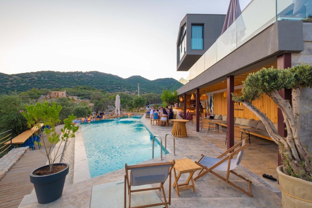 14 Premium Villas With Openair Restaurant&Tennis Court In Nature - Notos Club كاس المظهر الخارجي الصورة