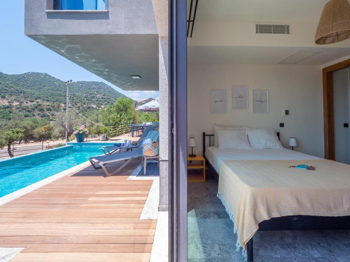 14 Premium Villas With Openair Restaurant&Tennis Court In Nature - Notos Club كاس المظهر الخارجي الصورة