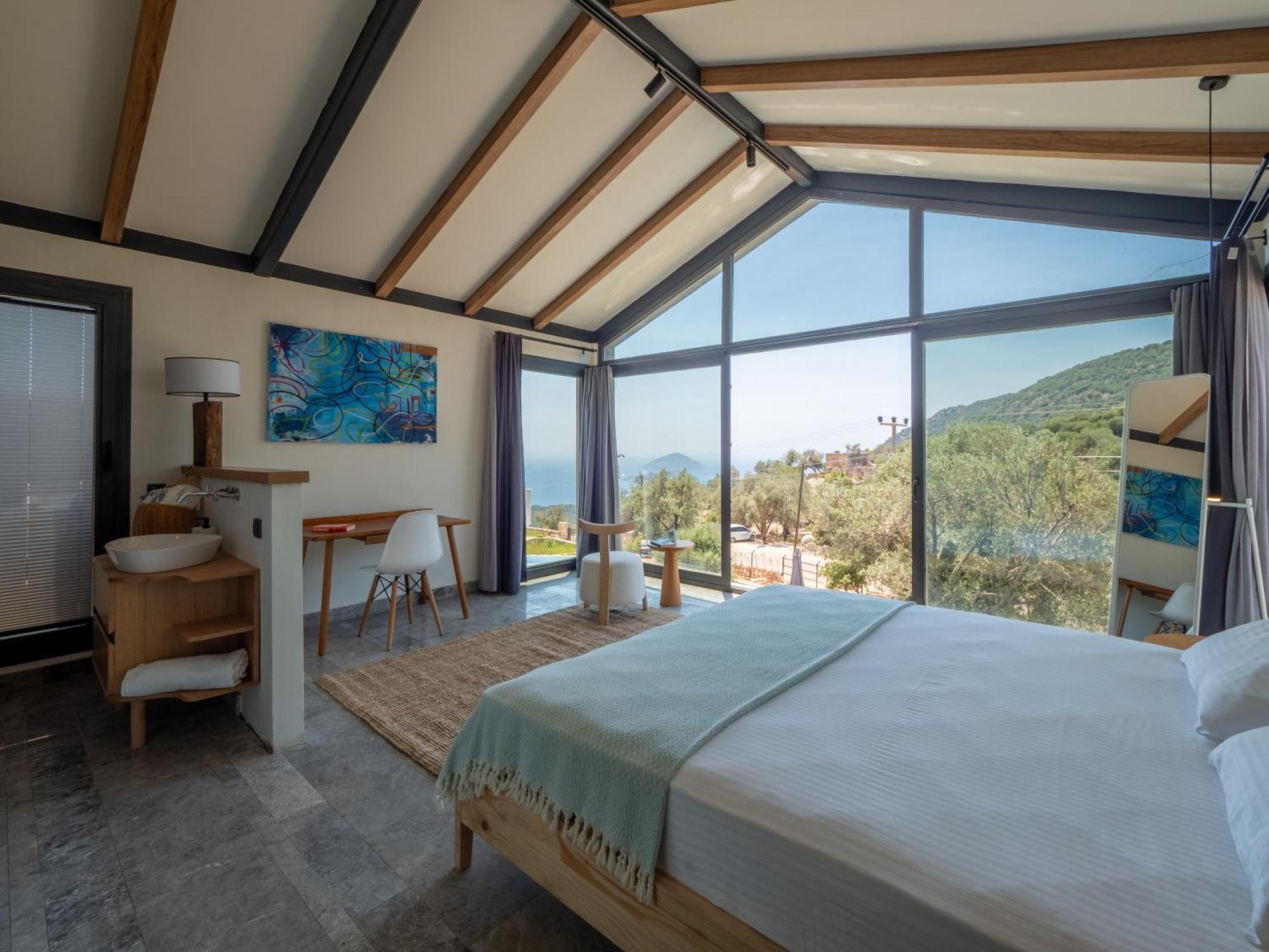 14 Premium Villas With Openair Restaurant&Tennis Court In Nature - Notos Club كاس المظهر الخارجي الصورة